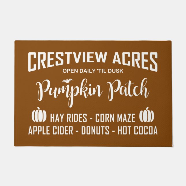 CRESTVIEW ACS PUMPKIN PATCH FUßMATTE (Vorderseite)