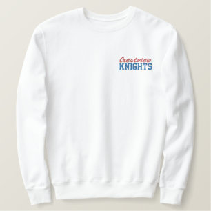 Crestview Knights besticktes weißes Sweatshirt