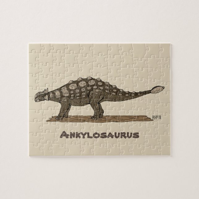 Cretaceus Dinosaurier Ankylosaurus (Horizontal)