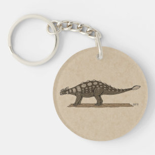 Cretaceus Dinosaurier Ankylosaurus Schlüsselanhänger