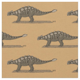Cretaceus Dinosaurier Ankylosaurus Stoff