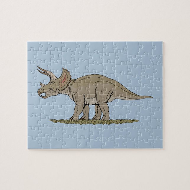 Cretaceus Dinosaurier Triceratops (Horizontal)