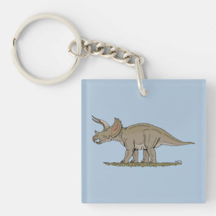 Cretaceus Dinosaurier Triceratops Schlüsselanhänger