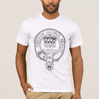 Crête Donnachaidh en T-shirt noir et blanc