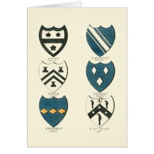 Crêtes de famille de diverses Chambres anglaises