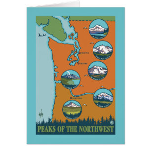 Crêtes du nord-ouest - 5 montagnes différentes