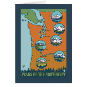 Crêtes du nord-ouest - 5 montagnes différentes