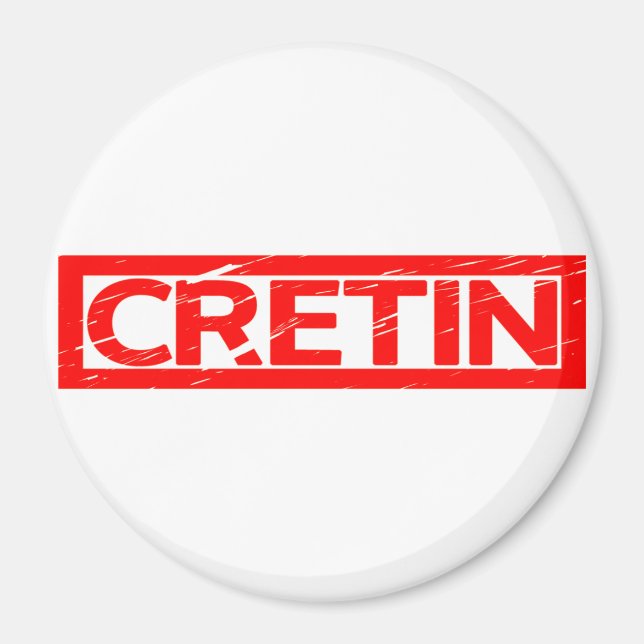 Cretin-Briefmarke Magnet (Vorne)