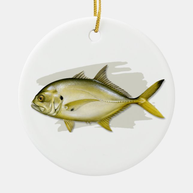 Crevalle Jack Keramik Keramik Ornament (Vorne)