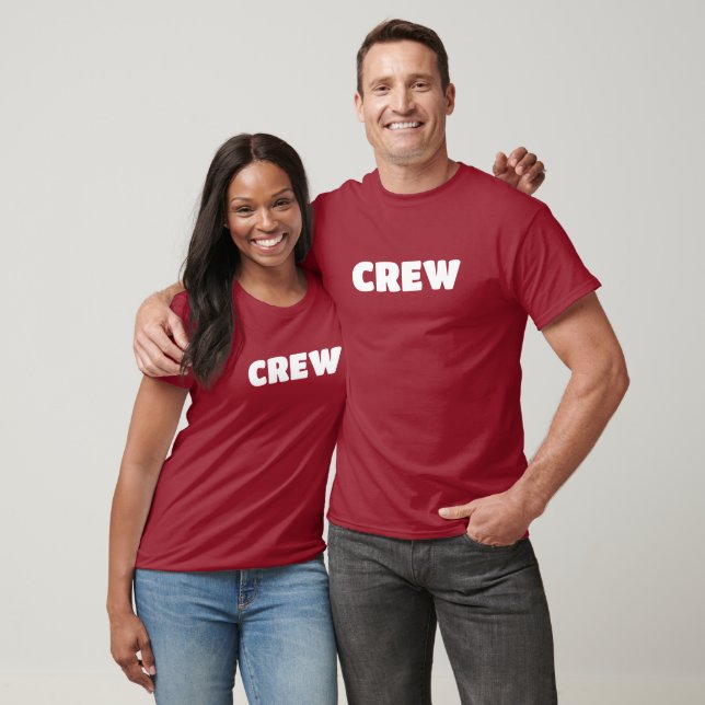 CREW 2-seitig Unisex T - Shirt der Männer (Unisex)