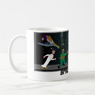 Crew auf dem Lauf Kaffeetasse
