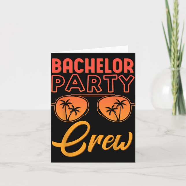 Crew Bachelor Karte (Vorderseite)
