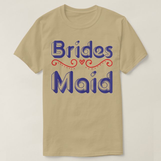 Crew Bachelorette Bride Funny Bridesma T-Shirt (Design vorne)