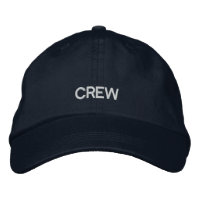 Crew bestickte, anpassbare Klappe