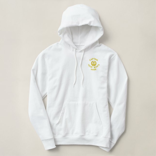 Crew Bestickter Hoodie (Design vorne)