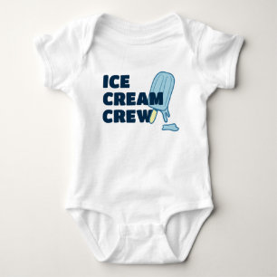 Crew Blue Ice Creme Baby Strampler
