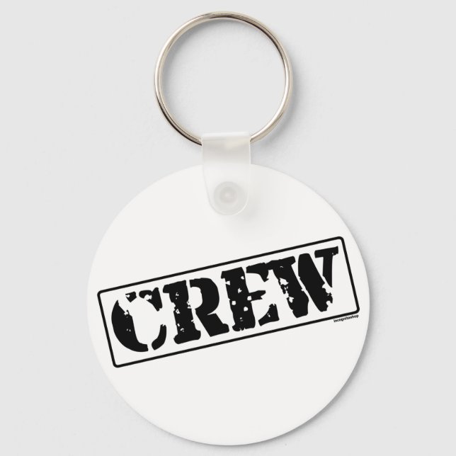 Crew Briefmarke Schlüsselanhänger (Vorderseite)