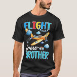 Crew Brother Birthday Squad Flugzeug Matchi T-Shirt<br><div class="desc">Crew Bruder Geburtstag Squad Flugzeug Matching Family</div>