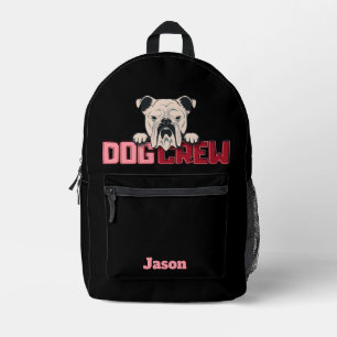 Crew Bulldog Custom Bedruckter Rucksack