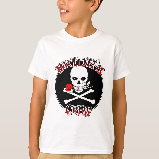 Crew der Braut T-Shirt (Vorderseite)