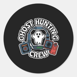 Crew der Geisterjagd Paranormal Ermittlungsausrüst Runder Aufkleber