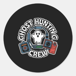 Crew der Geisterjagd Paranormal Ermittlungsausrüst Runder Aufkleber