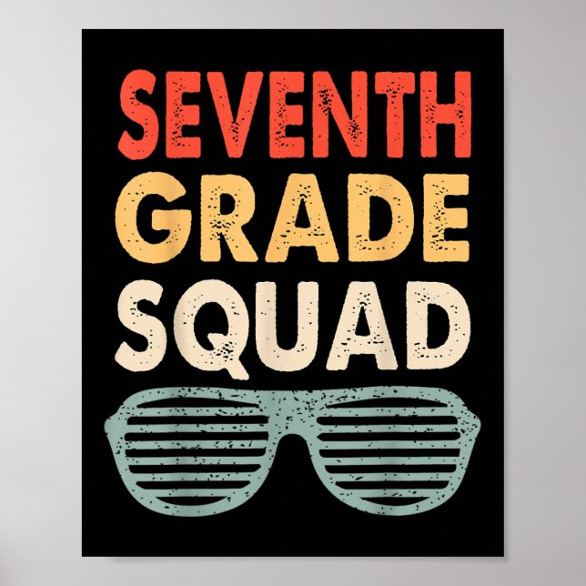 Crew der siebten Klasse auf Platz 7 Poster (Vorne)