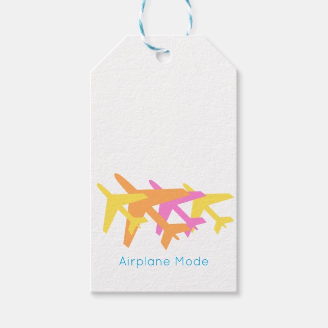 Crew des Pilotprogramms für Flugzeuge im Flugzeugm Geschenkanhänger (Vorderseite)