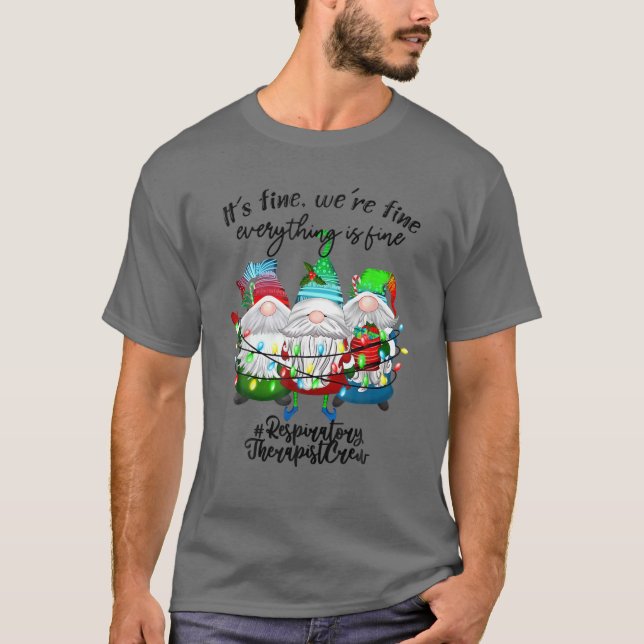 Crew des Respirationstherapeuten Es ist gut T-Shirt (Vorderseite)