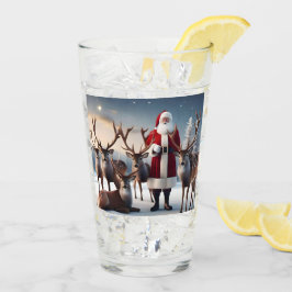 Crew des Weihnachtsmannes: Weihnachtsmann-Posen-Re Glas