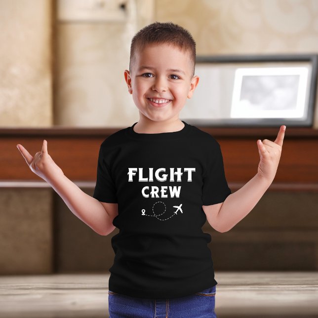 Crew-Flugflugzeug mit modernem Flug Tri-Blend Shirt (Von Creator hochgeladen)