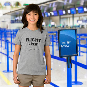 Crew-Flugflugzeug mit modernem Flug Tri-Blend Shirt