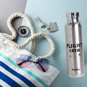 Crew-Flugflugzeug mit modernem Flug Trinkflasche