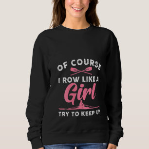 Crew Frauen in sonnigen Rudern Sweatshirt