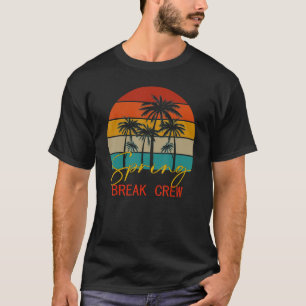 Crew Frühling Urlaub Sommerferien Strand T-Shirt