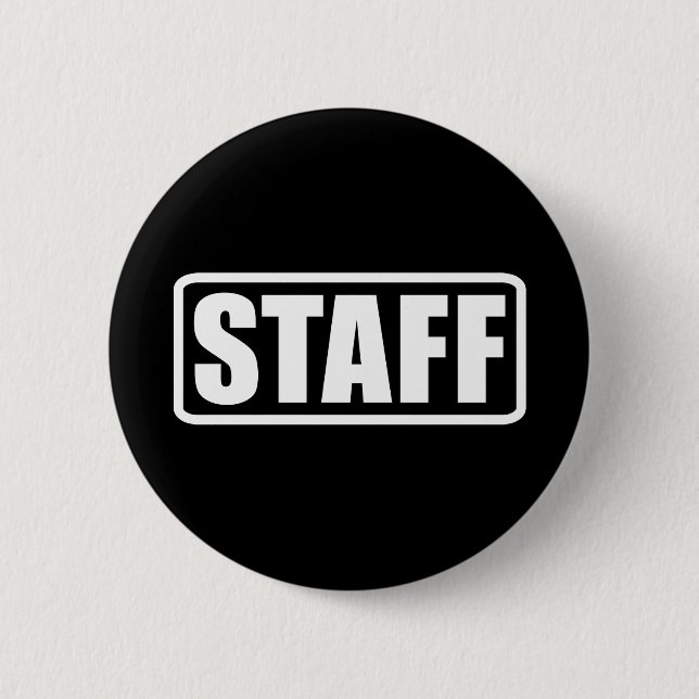 Crew für die Sicherheit von Veranstaltungspersonal Button (Vorderseite)