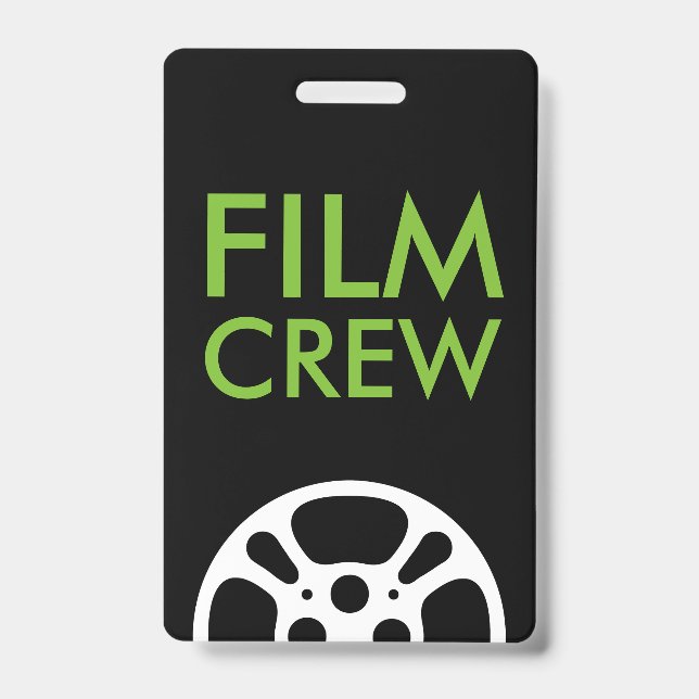 Crew für Filmrollen und Stab Lanyard Ausweis (Front)