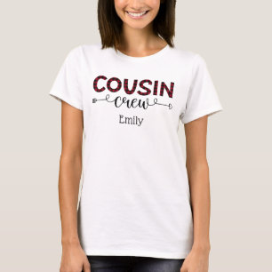 Crew für personalisierte Cousin  T-Shirt
