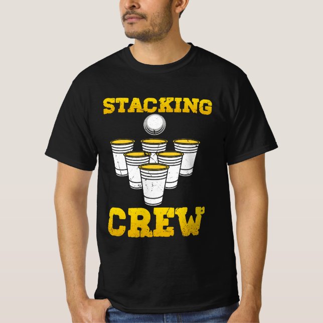Crew für Sportstapler Cups Schnelligkeit Stackerst T-Shirt (Vorderseite)