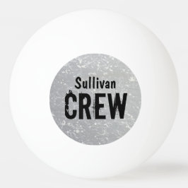CREW | Gruppen-oder des Familienname-| Tischtennisball