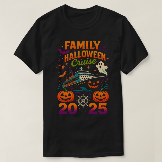 Crew Halloween Cruise 2025 T-Shirt (Design vorne)