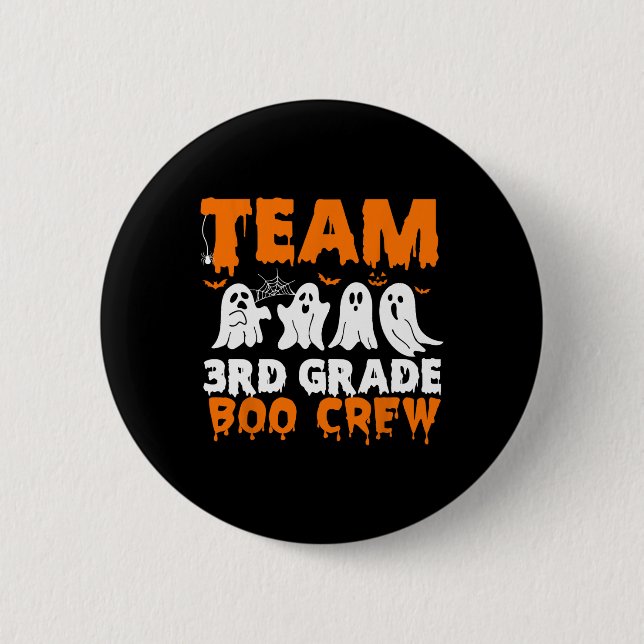 Crew Halloween Ghost der dritten Klasse Button (Vorderseite)