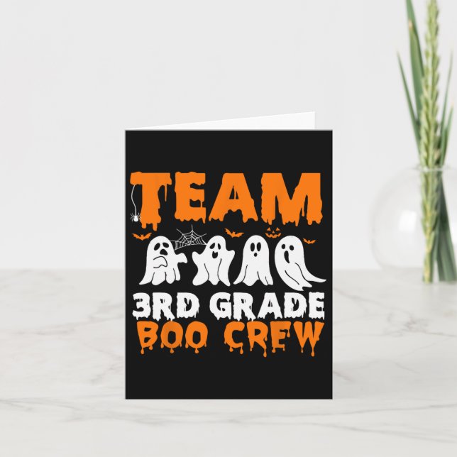 Crew Halloween Ghost der dritten Klasse Karte (Vorderseite)