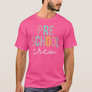 Crew im Vorschulalter: Farbenfrohe Niedliche Werts T-Shirt