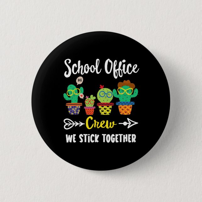 Crew in der Schule Button (Vorderseite)