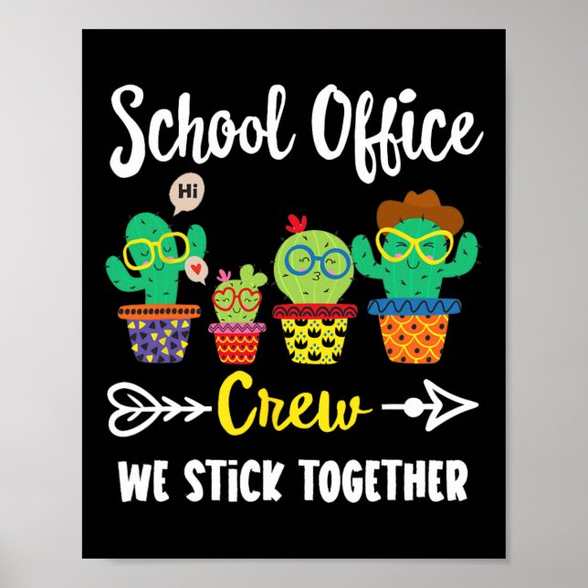 Crew in der Schule Poster (Vorne)
