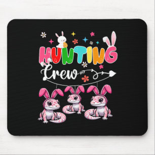 Crew Jagen Drei Oster Bunny Geckos Jagd Ei Mousepad