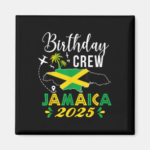 Crew Jamaica 2025 Tropical Vibe Group Mat Magnet