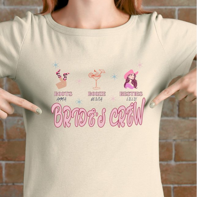 Crew-Junggeselinnen-Abschied T-Shirt (Von Creator hochgeladen)