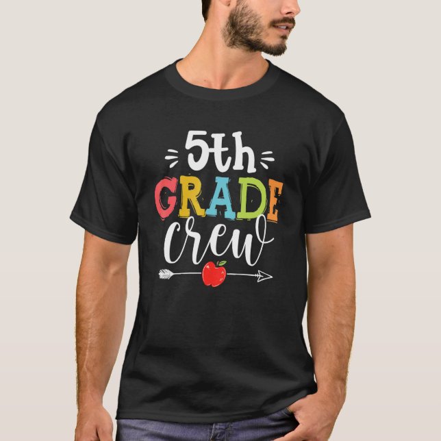 Crew Lehrer erster Schultag T-Shirt (Vorderseite)